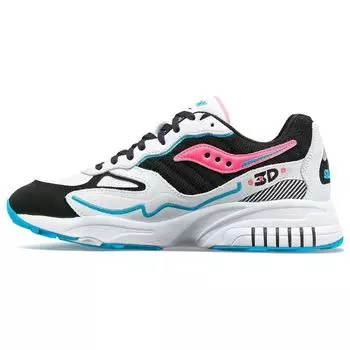 Saucony 3D Grid Hurricane белые черные розовые мужские кроссовки S70646-4 44
