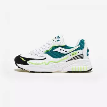Saucony 3D Grid Hurricane БЕЛЫЙ ЗЕЛЕНЫЙ