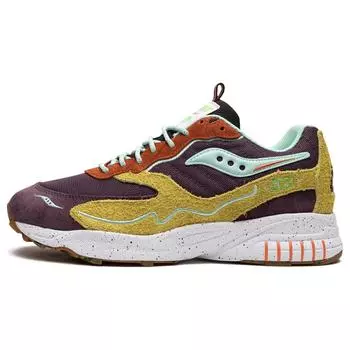 Saucony 3D Grid Hurricane Trailian Мужские кроссовки Черный Коричневый Горчичный S70745-2