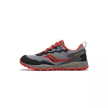 SAUCONY Кроссовки детские Peregrine KDZ Big Kid серо-красные желтые SK267487