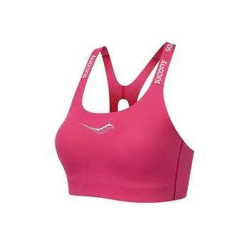 Saucony Logo Comfortable Versatile Skin-Friendly Sports Underwear Women underwear Purple Crimson SA1250BA62T-RD024 M