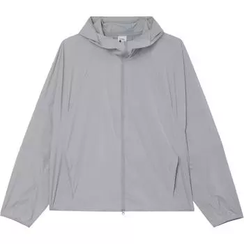 Saucony Running Training Series Solid Color Comfortable Zip Long Sleeve Jacket Unisex jackets Light-Mineral-Gray SC1240101A-GR83 S