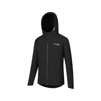 SAUCONY Серия для беговых тренировок Удобная тканая куртка с капюшоном и длинным рукавом с принтом логотипа Мужская куртка Черный SA2259WJ01T-BK001 S