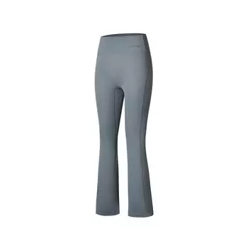 Saucony Solid Color Comfortable Fashion Flared Casual Pants Women bottoms Lava-Gray SA1259KP01L-GR080 XS