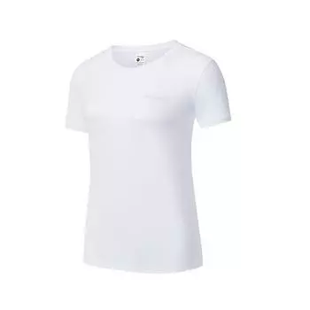 Saucony Solid Color Quick-Dry Breathable Outdoor Loose Casual Round Neck Short Sleeve T-Shirt Women Tops SC1249114A-WT02 M