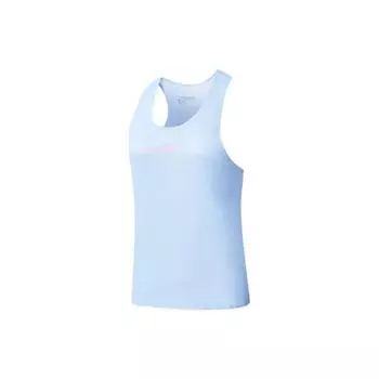 SAUCONY Solid Color Running Sports Vest Women tops Light-Blue SC1239111-1 M