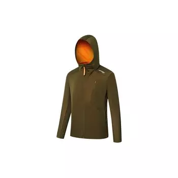 Saucony Solid Color Zip-Up Hooded Jacket Men Jackets Orange SC2230224A-GE17 XXL