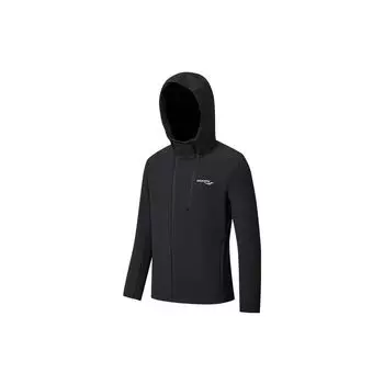 Saucony Solid Color Zip-Up Hooded Jacket Men Jackets Black SC2220103B-BK01 M