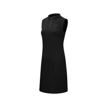 Saucony SS25 Urban Lifestyle Series Fashion Minimalist Comfortable Soft Sleeveless Dress Women dresses Black SA1259WD01L-BK001 XS