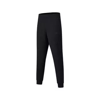 Saucony Urban Commuting Series Solid Color Elastic Waist Micro-Stretch Knit Sports Pants Men Pants Black SC2240139B-BK01 L