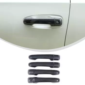 Sauicemy Exterior Door Handle Cover Trim for Toyota Land Cruiser Prado FJ150 150 2010 No holes