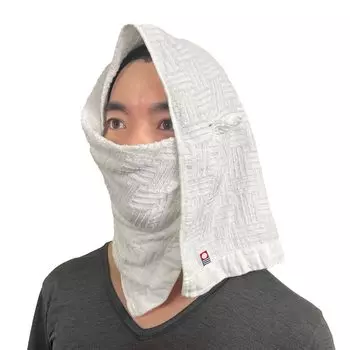 Sauna Hat Imabari Towel Towel Sauna Towel Imabari Imabari Lowry Hat Type Ajiro Pattern [TM’S] (Regular (White)) белый
