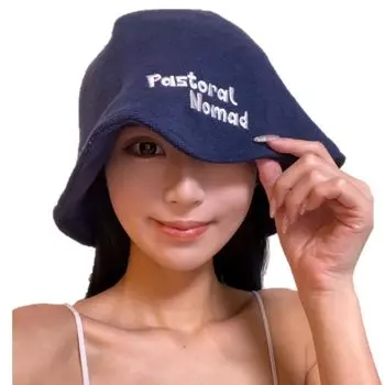 Сауна Полотенце для сауны Защита от приливов [пасторальный кочевник] Шапка, Кепка, Мужская, Женская, Ткань, Простая, Сауна, Мужская шапка, Женская профилактика, Моющаяся,