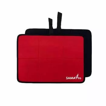 SAUNOI Складной коврик для сауны SAMATTO x (Красный Черный)