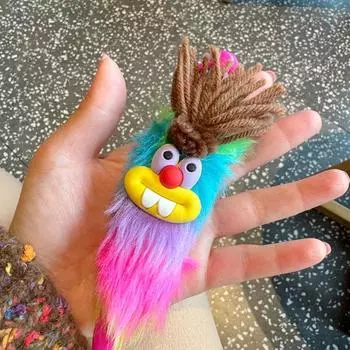 Sausage Mouth Children s Plush Pen Iridescence Rainbow Signature Pen Office 4