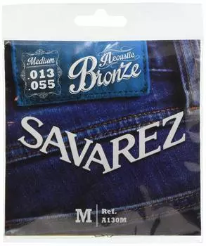 SAVAREZ A130M Bronze Medium 13-55 Acoustic Guitar Strings