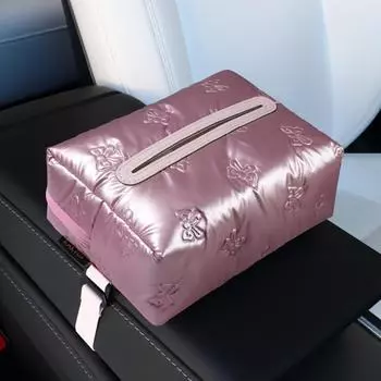 Save Space Car Tissue Box High End Paper Towel Organizer Car Interior Accessories