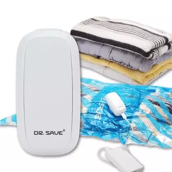 SAVE TRE USB-упаковочная вакуумная машина Air 4 Вакуумная компрессия Air Одежда Дорожный багаж Батарейки не требуются DR. Электрический, Компактный,