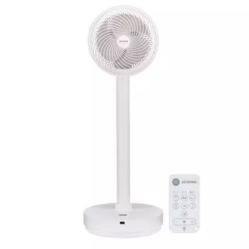 Saving IRIS OHYAMA 30 Tatami Swings Up and Swings Left and DC Air Energy Power Powerful Air Living Room Drying White [Energy Measures] Circulator,