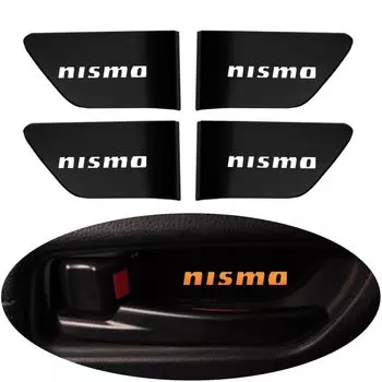 SAWAKAKI Специальный дизайн для серии Nissan Aura E13, Лампа подсветки внутренней двери Nismo, Внутреннее погружение, Логотип