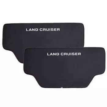 SAWAKAKI Toyota New Land Cruiser 250 Series Exclusive Kick Guard Seat Back Mat Leather Rear Seat Back Protector 2 Pieces Interior Stain