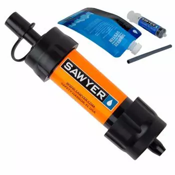SAWYER PRODUCTS Mini Water Purifier SP103 Orange [Item]
