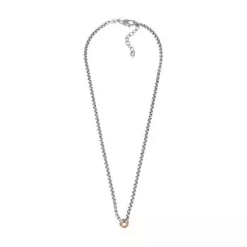 SAWYER Two Tone Stainless Steel Chain Necklace [Fossil]