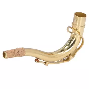 Саксофон изгиб грифа 27,5 мм калибра золотого цвета си-бемоль тенор саксофон изгиб грифа замена