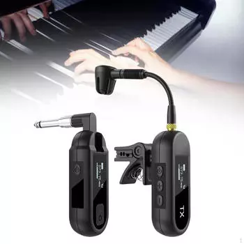 Саксофон Микрофон Виолончель Выступления Запись голоса Приемник Передатчики 1 Channel