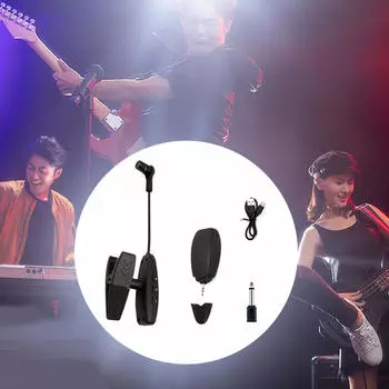 Саксофон Микрофонная Система Портативная Крепление Инструмент Многоцелевой Персональный для Тубы