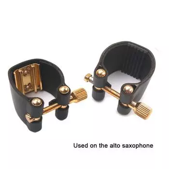Аксессуары для мундштука для саксофона, лигатуры, черный. Комплект крепежа A