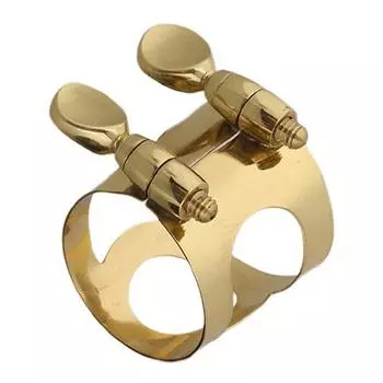 Саксофон мундштук зажим для лигатуры с винтами золото для саксофона мундштук