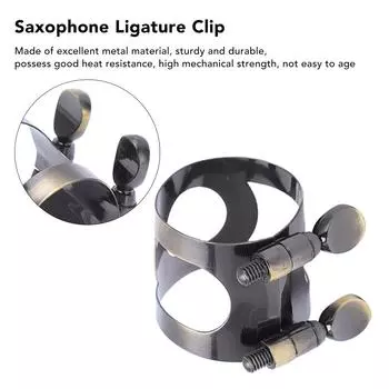 Металлический зажим для саксофона, кусок свистка, зажим, аксессуары для инструментов, альт, антиквариат