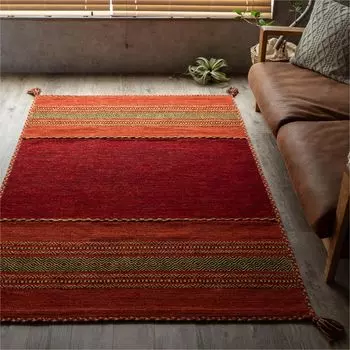 sayang sayan Геометрический коврик индийский килим 130x190 татами красный индийский хлопок 1,5