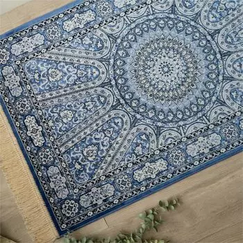 sayang sayan Входной коврик для помещений Royal Palace 14514 67x105 Royal Blue Moquette Weave