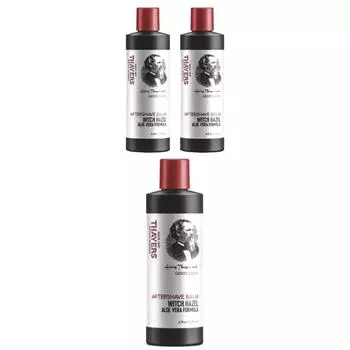 Sayers Aftershave Balm Witch Hazel Aloe Vera Formula, 3 Count