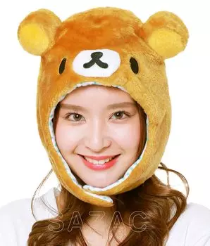 SAZAC Kigurumi Cap Rilakkuma