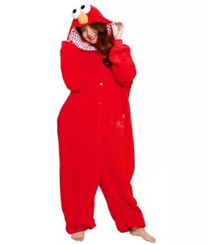 SAZAC Персонаж Флисовый Кигуруми Улица Сезам Элмо