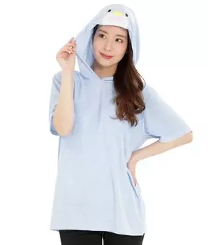 SAZAC Tuxedosam Hoody Summer Hooded Sanrio TUXEDOSAM Sanrio Размер Футболка женская ML