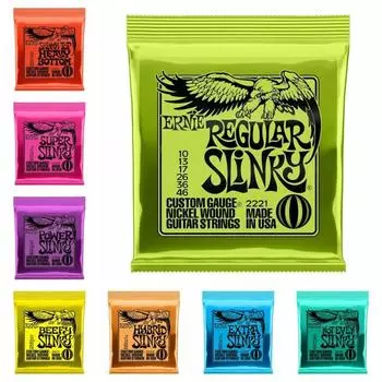 Сбалансированный звук Ernie Ball Электрические струны с никелевой обмоткой Струны для суперэлектрической гитары Гитарист