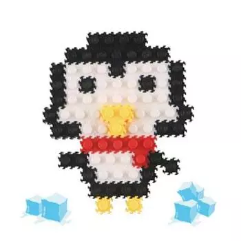 Сборка фигурки пингвина Uniart Uniblock UB007 Изготовление