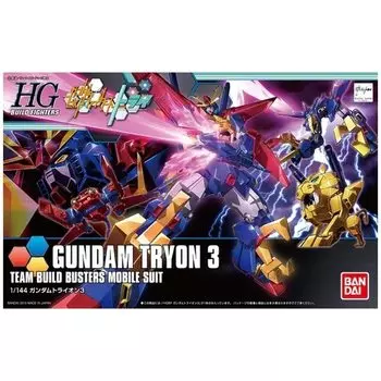 Сборка истребителей HGBF Gundam Tryon 3 1/144 (Гандам Попытка)