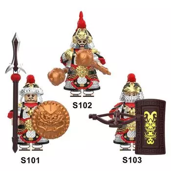 Сборка минифигурки «Древний солдат»