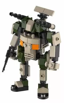 Сборка робота-конструктора MyBuild 4002 Armed Forces M247 Mecha Frame Robot Block Рекомендуется для детей в возрасте от 10 лет и совместимо с другими брендами. Установка, запуск,