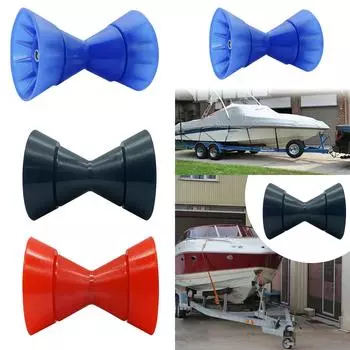 Сборка ролика для носовой части прицепа для лодки 4-дюймовый безопасный ролик для носовой части прицепа для лодки красный