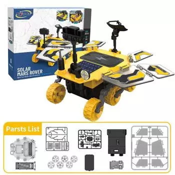 Сборка своими руками, игрушки-конструкторы на солнечной энергии, детская развивающая сборка, электрическая игрушечная машинка