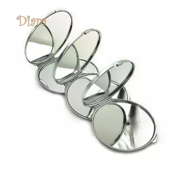 SBS 1 шт. женское портативное косметическое двухстороннее складное дорожное карманное зеркало для макияжа 2