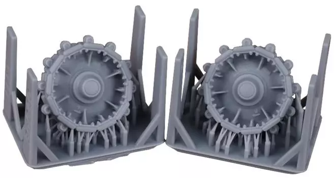 SBS Model Drive Sprocket Plastic Model Parts SBM3D040 1/35 Sd.Kfz.250 (Arte) (for Tacom/Dragon) (Combat Vehicle)