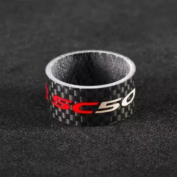 SC50 комплект из 3 шт., руль 28,6 мм, велосипедная гарнитура, 1-1/8 , проставка, прокладка, шайба для велосипедных аксессуаров чёрный