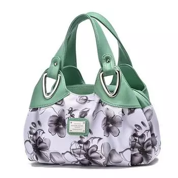 SC722 Flower Pu Leather Women Handbag Big Women s Shoulder Bags Famous Brand Design Lady Tote Handbag Colour Printing Crossbody 31CM*15CM*23CM